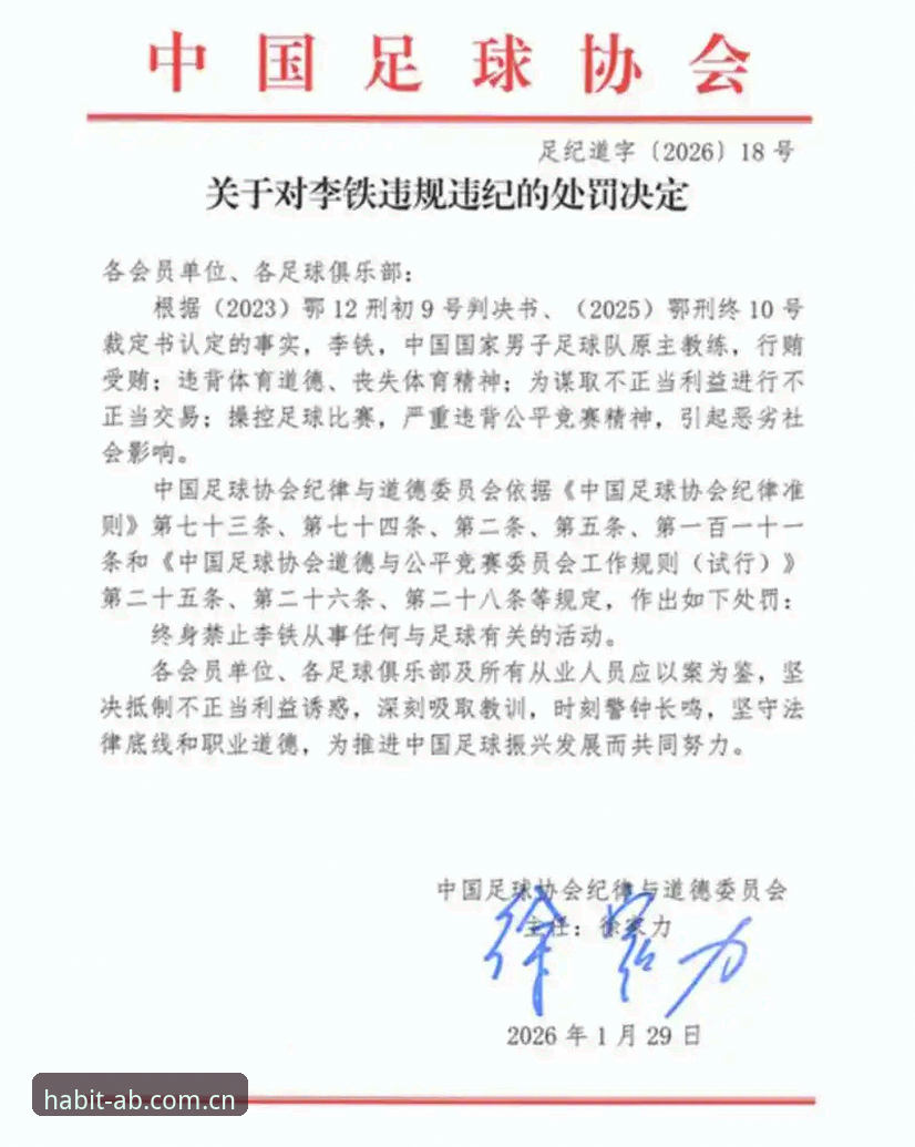 AB体育赛事覆盖哪些联赛 终身禁足 vs 禁足5年:第三批足协名单的AB体育平台读法